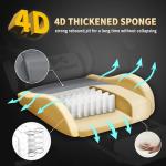 Gamtimer Gaming Chair, 400 lbs Adult Chair, High Back Computer Chair with Footrest and Linked Armrests, Office Video Game Chair with Lumbar Support (Grey)