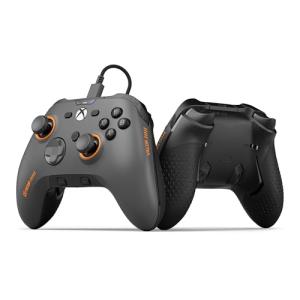 SCUF VALOR PRO Wired Performance Xbox Controller – Customizable Back Paddles, Instant Triggers, Hall Effect Thumbsticks, Audio Controls, Xbox Series X|S, Xbox One, Windows PC – Steel Gray