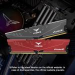 TEAMGROUP T-Force Vulcan Z DDR4 16GB Kit (2x8GB) 3200MHz (PC4-25600) CL16 Desktop Memory Module Ram (Gray) - TLZGD416G3200HC16CDC01