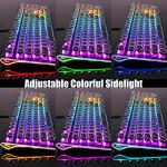 RK ROYAL KLUDGE S108 Typewriter Keyboard, Retro Mechanical Gaming Keyboard Wired 108 Keys with RGB Backlit Sidelight, Detachable Wrist Rest, Round Keycaps Blue Switches - Black