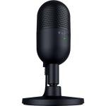 Razer Seiren V3 Mini USB Microphone: Condenser Mic - Supercardioid Pickup Pattern - Tap-to-Mute Sensor with LED Indicator - Shock Absorber - Ultra Compact - PC, Discord, OBS Studio, XSplit - Black