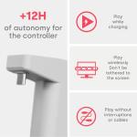 Remotto5 - Wireless Charger for PS5 Controller, Portable Battery for DualSense, Play While Charging, +12 Hours of Battery Life, PS5 Accessory