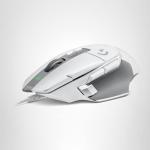 Logitech G502 X Wired Gaming Mouse - LIGHTFORCE Hybrid Optical-Mechanical Primary switches, Hero 25K Gaming Sensor, Compatible with PC - macOS/Windows - White