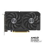 ASUS Dual Radeon™ RX 9060 XT 16GB GDDR6 Graphics Card (PCIe 5.0, HDMI 2.1b, DisplayPort 2.1a, 2.5-Slot Design, Axial-tech Fan Design, 0dB Technology, and More)