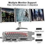 ZER-LON GeForce GTX 1660 Super 6GB Graphics Cards, GDRR6 192Bit PCIE 3.0X16 Computer Gaming Gpu, Dual Freeze Fans Video Card with HDMI/DP/DVI Ports Support 4K and 8K HD