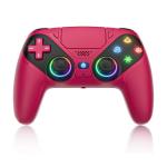LENISUOLE Wireless Controller with Turbo & Back Buttons, 6-Axis Motion Sensor, RGB LED Lights, 3.5mm Audio Jack, Compatible with PS5/Windows 10/11 PC - High Precision & Low Latency