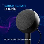 Logitech G Yeti Orb Condenser RGB Gaming Mic with LIGHTSYNC, USB Mic for Streaming, Cardioid for PC/Mac - Black