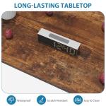 BORGEBY L-Shaped Computer Desk with Reversible Storage Shelves, Durable Metal Frame, MDF Board Desktop, Side Storage Bag and CPU Stand, Writing Study Work Table for Home Office Gaming, 50 inches Wide