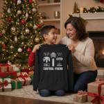 Tstars Long Sleeve Gaming Shirt for Boys - Video Game Graphic Tee - Youth Gift for Gamer Kids and Console Fans X-Large Black