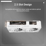 ASUS Dual GeForce RTX™ 5060 8GB GDDR7 White OC Edition (PCIe 5.0, 8GB GDDR7, DLSS 4, HDMI 2.1b, DisplayPort 2.1b, 2.5-Slot, Axial-tech Fan Design, 0dB Technology, Dual BIOS and More)