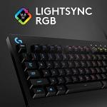Logitech G213 Prodigy Gaming Keyboard - Wired RGB Backlit Keyboard with Mech-Dome Keys, Palm Rest, Adjustable Feet, Media Controls, USB, Compatible with Windows – Black