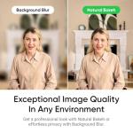 Insta360 Link 2 - PTZ 4K Webcam for PC/Mac, 1/2" Sensor, AI Tracking, HDR, AI Noise-Canceling Mic, Gesture Control for Streaming, Video Calls, Gaming, Works with Zoom, Teams, Twitch & More