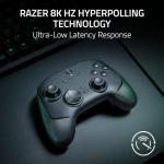 Razer Wolverine V3 Pro 8K PC Wireless Gaming Controller: 8000 Hz Polling Rate - TMR Thumbsticks with Swappable Caps - Up to 36 Hr Battery - 6 Remappable Buttons - Fast Triggers - Carrying Case - Black