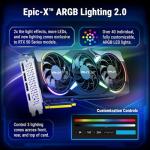 PNY NVIDIA GeForce RTX™ 5070 Epic-X™ ARGB OC Triple Fan, Graphics Card (12GB GDDR7, 192-bit, Boost Speed: 2685 MHz, SFF-Ready, PCIe® 5.0, HDMI®/DP 2.1, 2.4-Slot, Blackwell Architecture, DLSS 4)