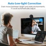 EMEET C950 1080P Webcam - USB Webcam with Microphone & Physical Privacy Cover, Noise-Canceling Mic, Auto Light Correction, Fixed Focus, Ultra Web Cam w/ 70°View for Meeting/Online Classes/Zoom/YouTube