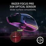 Razer Basilisk V3 Pro Wireless Gaming Mouse, HyperScroll Tilt Wheel, 30K DPI Sensor, Gen-3 Optical Switches, 13-Zone Chroma RGB, 13 Programmable Controls, 3 Connection Modes, Black