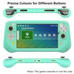 JCHPINE Silicone Cover Case for Logitech G Cloud Gaming Handheld, Protective Skin Sleeve for Logitech G Cloud Gaming Console Screen Film Protector Accessories (Teal Case and Screen Film)