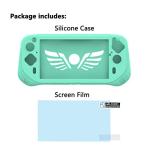 JCHPINE Silicone Cover Case for Logitech G Cloud Gaming Handheld, Protective Skin Sleeve for Logitech G Cloud Gaming Console Screen Film Protector Accessories (Teal Case and Screen Film)