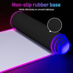 RGB Mousepad Led Mouse Pad, Large Mouse Pad,Led and Big Mouse mat(White)
