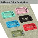 JCHPINE Silicone Cover Case for Logitech G Cloud Gaming Handheld, Protective Skin Sleeve for Logitech G Cloud Gaming Console Screen Film Protector Accessories (Teal Case and Screen Film)