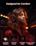 Wireless Gaming Headset, 7.1 Surround Sound, 2.4Ghz USB Gaming Headphones Bluetooth 5.4, 100-Hr Noise Canceling Mic RGB Light, Wireless Headset for PC PS5 PS4 Mac Switch, ONLY Wired Mode Suit for Xbox