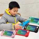 JCHPINE Silicone Cover Case for Logitech G Cloud Gaming Handheld, Protective Skin Sleeve for Logitech G Cloud Gaming Console Screen Film Protector Accessories (Teal Case and Screen Film)