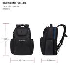 SwissGear Gaming Laptop Backpack with Charger Port (USB), Blue/Black