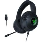 Razer Kraken V3 X Wired USB Gaming Headset: Lightweight Build - Triforce 40mm Drivers - HyperClear Cardioid Mic - 7.1 Surround Sound - Chroma RGB Lighting - Black