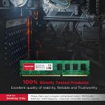 【DDR3 RAM】 GIGASTONE 32GB Kit (4x8GB) DDR3/DDR3L 1600MHz (1333MHz) PC3-12800 (PC3-10600) CL11 1.35V/1.5V 2Rx8 UDIMM 240 Pin Unbuffered Non ECC High Performance PC Desktop Memory Upgrade