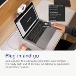 Elgato Facecam Neo – Full HD 1080 pixels Webcam with Easy-Slide Privacy Shutter, Light Correction, for Video Calls, Streaming, Zoom/Slack/Twitch/YouTube, and More – USB-C/Plug & Play on PC/Laptop/Mac