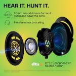 HyperX Cloud Stinger 2 – Gaming Headset, DTS Headphone:X Spatial Audio, Lightweight Over-Ear Headset with mic, Swivel-to-Mute Function, 50mm Drivers, PC Compatible, Black