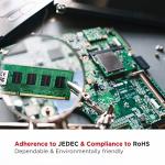 【DDR3 RAM】 GIGASTONE 32GB Kit (4x8GB) DDR3/DDR3L 1600MHz (1333MHz) PC3-12800 (PC3-10600) CL11 1.35V/1.5V 2Rx8 UDIMM 240 Pin Unbuffered Non ECC High Performance PC Desktop Memory Upgrade