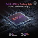 EasySMX X20 Wireless Gaming Controller with RGB Backlit, 2-Stage Hall Effect Stick, 1000Hz Polling Rate, 6-Axis Gyro on Multi-Platform, Mech Buttons- Compatible with PC/Switch/Steam/Android