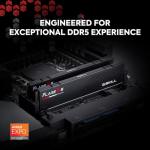 G.SKILL Flare X5 Series DDR5 RAM (AMD Expo) 32GB (2x16GB) 6000MT/s CL30-38-38-96 1.35V Desktop Computer Memory U-DIMM - Matte Black (F5-6000J3038F16GX2-FX5)