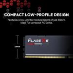 G.SKILL Flare X5 Series DDR5 RAM (AMD Expo) 32GB (2x16GB) 6000MT/s CL30-38-38-96 1.35V Desktop Computer Memory U-DIMM - Matte Black (F5-6000J3038F16GX2-FX5)