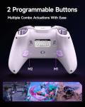 EasySMX D10 PC Controller - Elite Wireless Bluetooth Pro Controller with TMR Joystick, Dual-Mode Triggers & Full Mechanical Buttons, 1000Hz Polling Rate, RGB Lighting for PC/Switch/Android/iOS