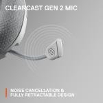 SteelSeries Arctis Nova 1P Multi-System Gaming Headset — Hi-Fi Drivers — 360° Spatial Audio — Comfort Design — Durable — Lightweight — Noise-Cancelling Mic — PS5/PS4, PC, Xbox, Switch - White