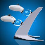 PS5 Controller Charger, PlayStation 5 Controller Charging Station with LED Light and Charger Cable