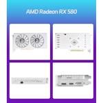 SOYO AMD Radeon RX 580 Graphics Card, 8GB GDDR5 256 Bit Video Card for PC Gaming with HDMI Display Port DVI PCI Express x 16 3.0 Dual Fans Gaming GPU (RX580 Monarch Dragon)