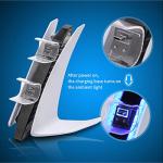 PS5 Controller Charger, PlayStation 5 Controller Charging Station with LED Light and Charger Cable