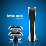 PS5 Controller Charger, PlayStation 5 Controller Charging Station with LED Light and Charger Cable