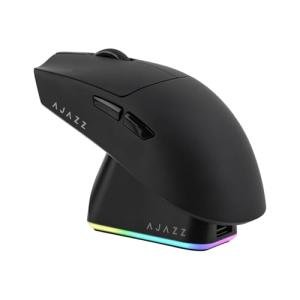MechLands AJAZZ AJ139P V3 MC Wireless Mouse with Charging Base, 3 Modes Gaming Mouse with 800mAh Battery, Adjustable 24,000 DPI, PAW3311 Sensor, 1000 Polling Rate, 69g Lightweight, Win/Mac (Black)