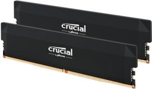 Crucial Pro 32GB DDR5 RAM Kit (2x16GB),CL36 6000MHz, Overclocking Desktop Gaming Memory, Intel XMP 3.0 & AMD Expo Compatible, Black - CP2K16G60C36U5B