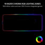 Razer Strider Chroma Hybrid Gaming Mouse Mat with Razer Chroma RGB: Hybrid Soft/Hard Mat - 19 Razer Chroma RGB Lighting Zones - Warp and Water-Resistant - Anti-Slip Base - Seamless Edges XXLarge