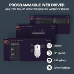 MechLands AJAZZ AJ139P V3 MC Wireless Mouse with Charging Base, 3 Modes Gaming Mouse with 800mAh Battery, Adjustable 24,000 DPI, PAW3311 Sensor, 1000 Polling Rate, 69g Lightweight, Win/Mac (Black)