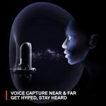 SteelSeries Alias USB Mic for PC — 3x Bigger Capsule for Gaming, Streaming and Podcasting — Sonar for Streamers Audio Software — AI Noise Cancelling — LED Mute & Level Monitoring — Shock Mount