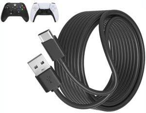 USB C Cable PS5 Controller Charger Cord for Xbox Series X/S,10ft Long PS5 Charging Cable for Sony PlayStation 5 Controller,USB A to Type C Cord for Nintendo Switch Pro Fast Data Wire PS 5 Dual Sense
