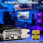 OKAMUS RX 590 8GB 2304SP Gaming Graphics Card GDDR5, 256bit PCIe 3.0 x16,8-Pin Input DirectX 12 GPU for Gaming PC, DPx2+HDMI Output, 1080P Display, Dual Fan Cooling with Low Noise and Quiet Work