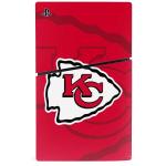 Skinit Decal Gaming Skin Compatible with PS5 Slim Disk Console - Officially Licensed NFL Kansas City Chiefs Double Vision Design