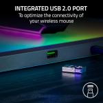 Razer Firefly V2 Pro Fully Illuminated RGB Gaming Mouse Mat: Backlit Design - 15 Zone Chroma Lighting - USB 2.0 Port - Detachable USB Type C Cable - Micro Textured Surface - Anti Slip Base